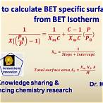 bet surface area calculation example